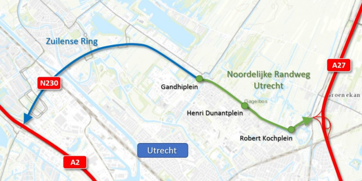 N230 van 100 naar 80 km/u – Inloopmoment voor onderhoudswerkzaamheden Zuilense Ring